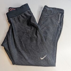 Nike Dri Fit Athletic Capri Leggings Sports Sporty Athleisure Zipper, Size XS